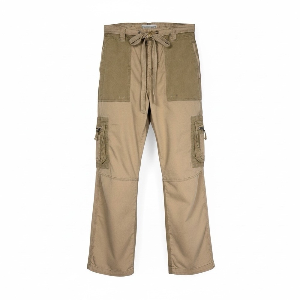 Abercrombie & Fitch Cargo Pants Khaki Tan Women's Size 32 14s Utility Pocket Y2K